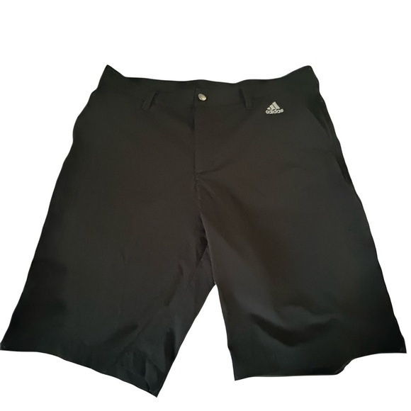 Adidas Black Athletic Compression Shorts with Stretch Fabric - Picture 1 of 5